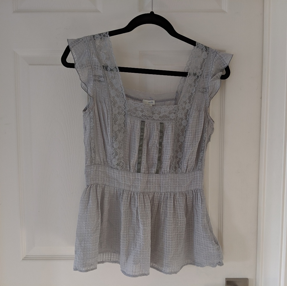 Odille Anthropologie silk blouse